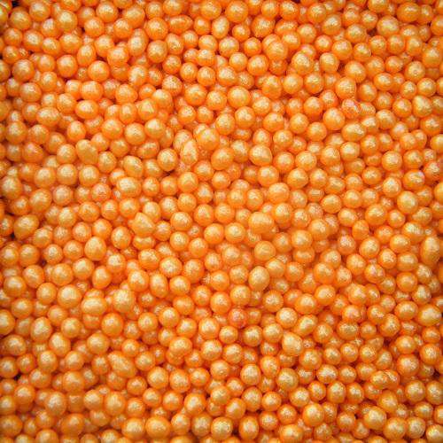 Orange Sugar Pearls - Click Image to Close